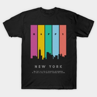 cityscape of new york T-Shirt